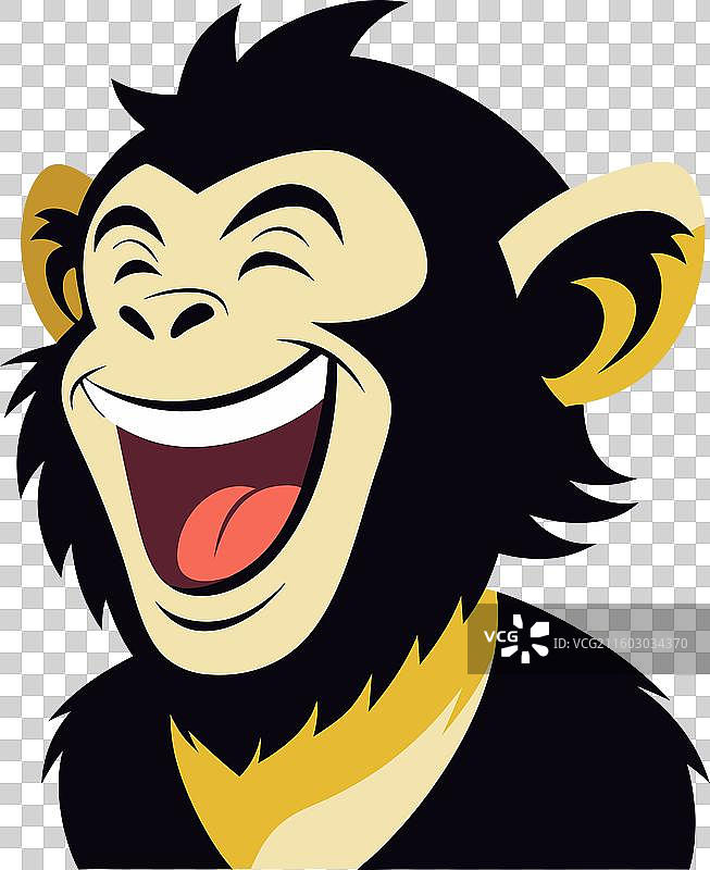 卡布钦猴子露出可爱的笑容图片素材