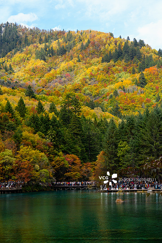 秋天的九寨沟图片素材