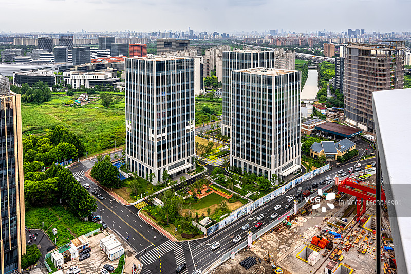 G60信创中心 上海松江科技城 漕河泾开发区松江高科技园 新桥镇九亭镇农村集体资产乡村振兴园区开发图片素材