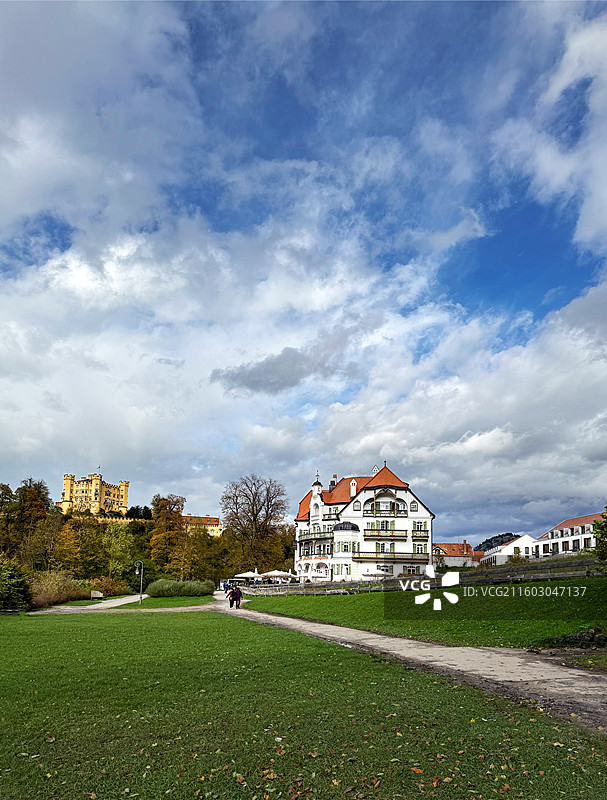 德国巴伐利亚小村庄图片素材