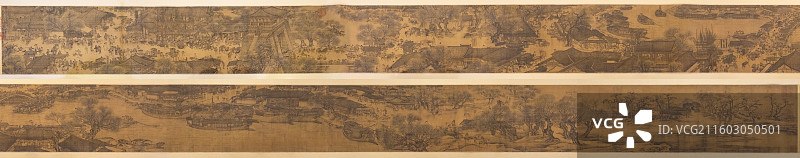 张择端 清明上河图 天津博物馆图片素材