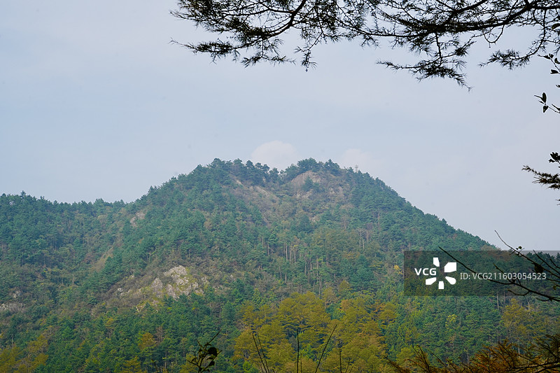 宁波 奉化 溪口镇 雪窦山 山区图片素材