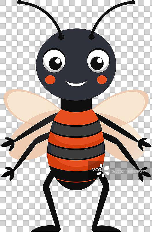 木匠蚂蚁尖叫卡哇伊图片素材