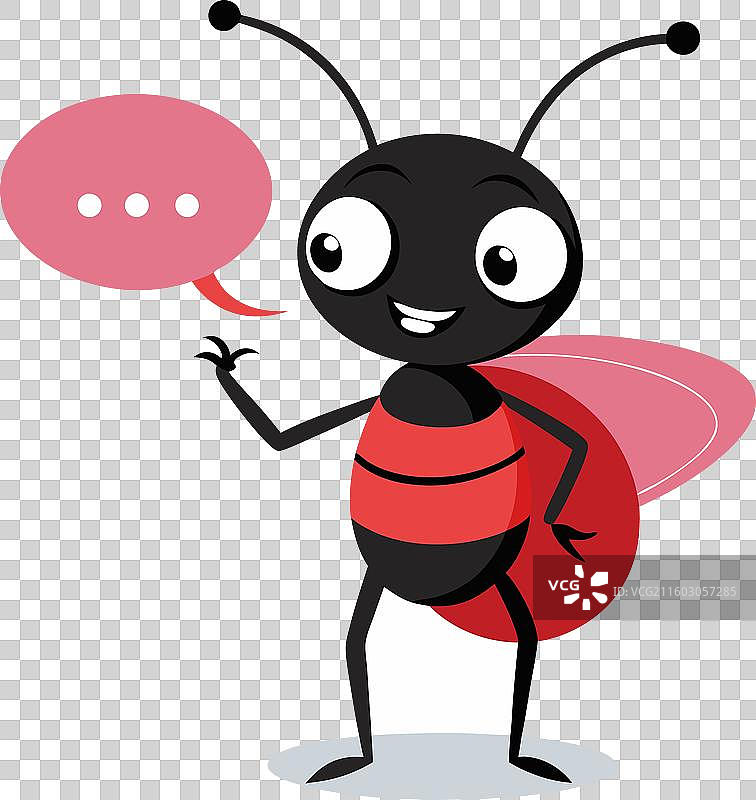 木匠蚂蚁说可爱图片素材