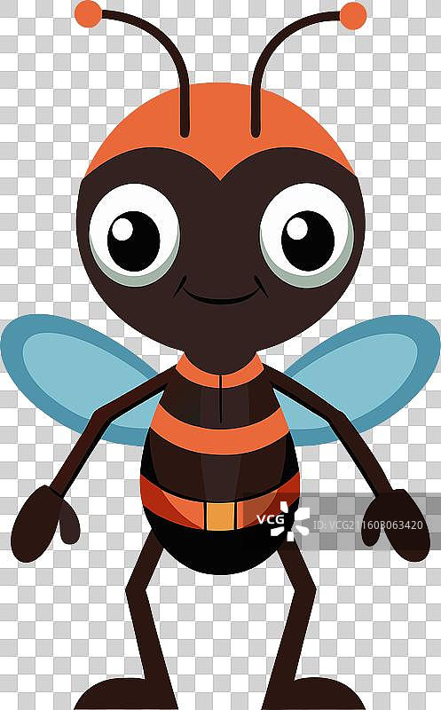 勤劳的木匠蚂蚁保持可爱图片素材