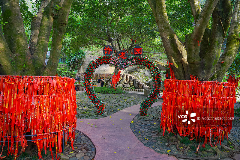 广东省梅州市梅县区，雁洋镇，阴那山，自然保护区西麓，广东四大名刹，灵光寺图片素材