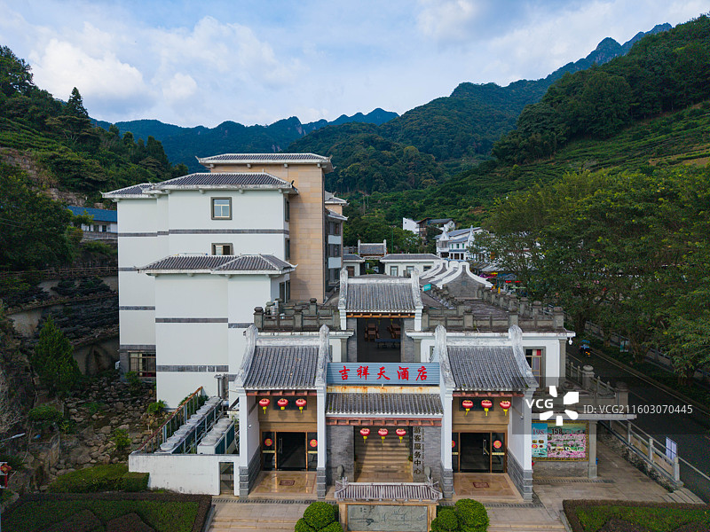 广东省梅州市梅县区，雁洋镇，阴那山，自然保护区西麓，广东四大名刹，灵光寺！图片素材