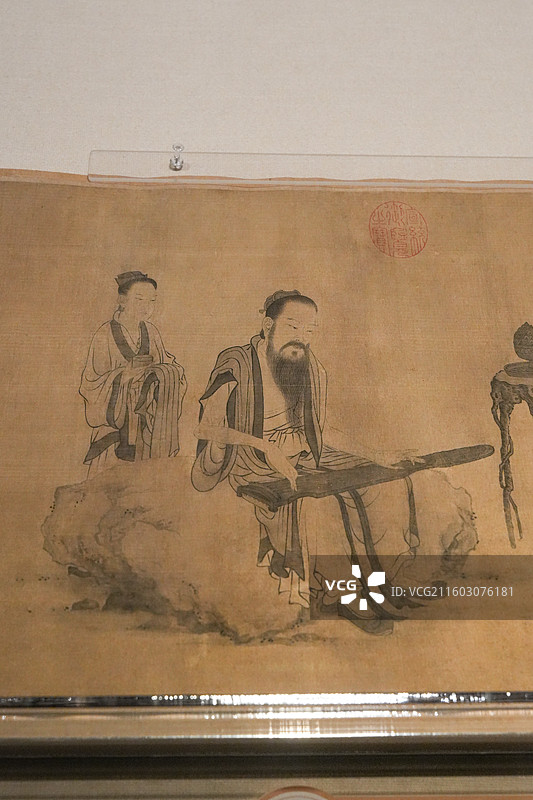 北京故宫博物院“百年守护-从紫禁城到故宫博物院”展览现场和展品图片素材