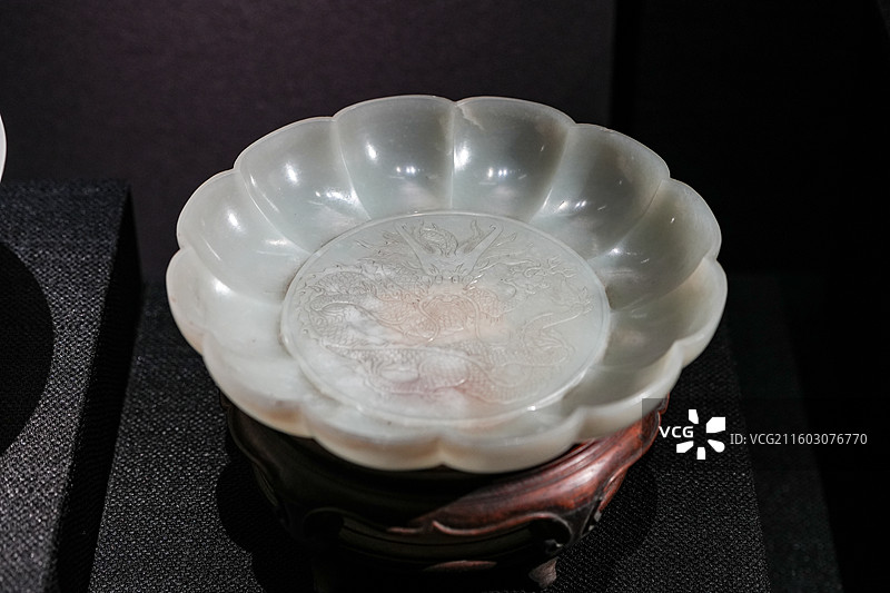 北京故宫博物院斋宫“玉出昆冈”展览现场及展品图片素材