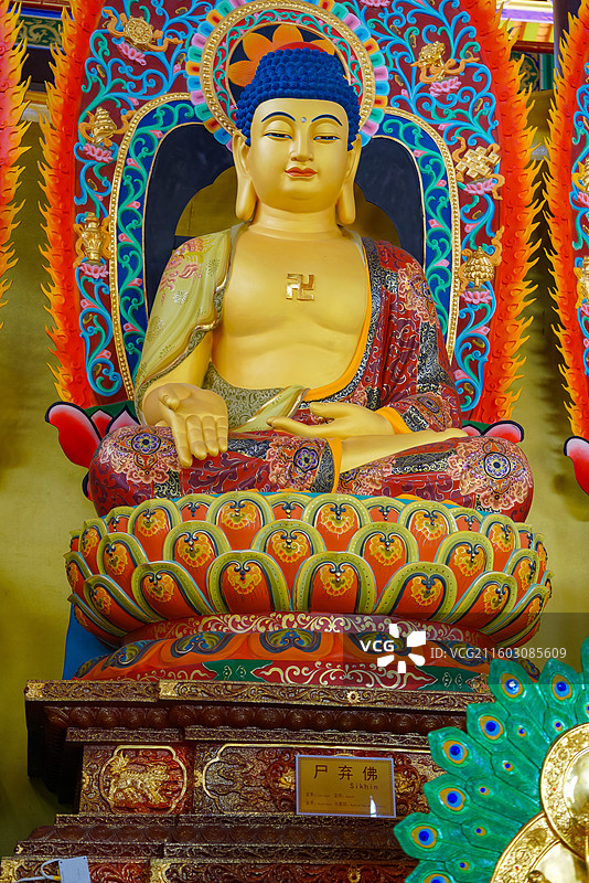 广东省梅州市梅江区，千佛塔寺庙图片素材