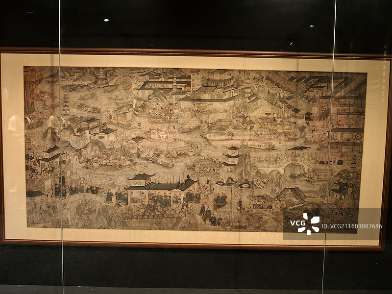 香港海事博物馆里的藏品图片素材