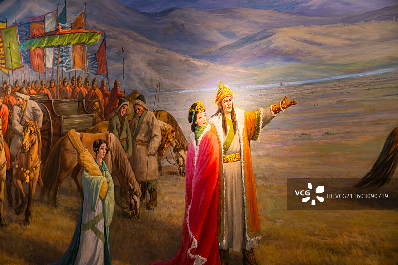 昭君博物院 城池 烽火台图片素材