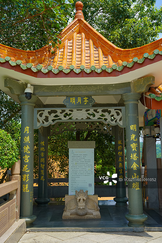 广东省梅州市梅江区，千佛塔寺庙图片素材