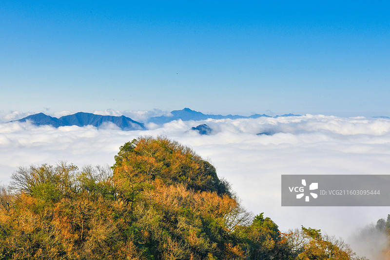 米仓山香炉山图片素材