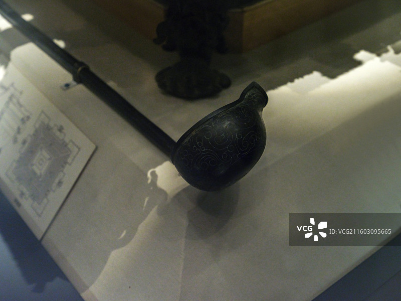 青铜勺 战国·曾 1978年湖北随县出土 中国国家博物馆“古代中国基本陈列”图片素材