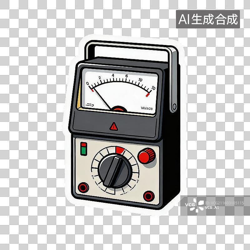 【AI数字艺术】模拟万用表图片素材