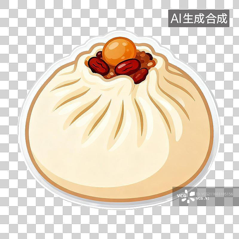 【AI数字艺术】包子背景背景图片素材