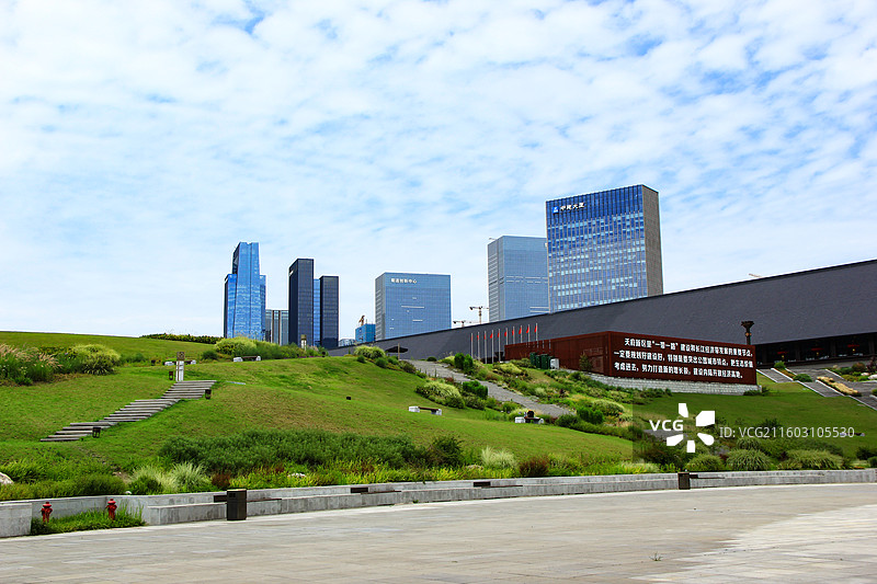 天府国际会议中心建筑风光图片素材