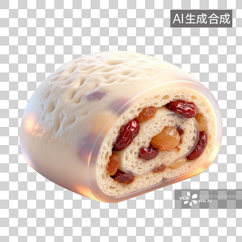 【AI数字艺术】红枣葡萄干卷图片素材