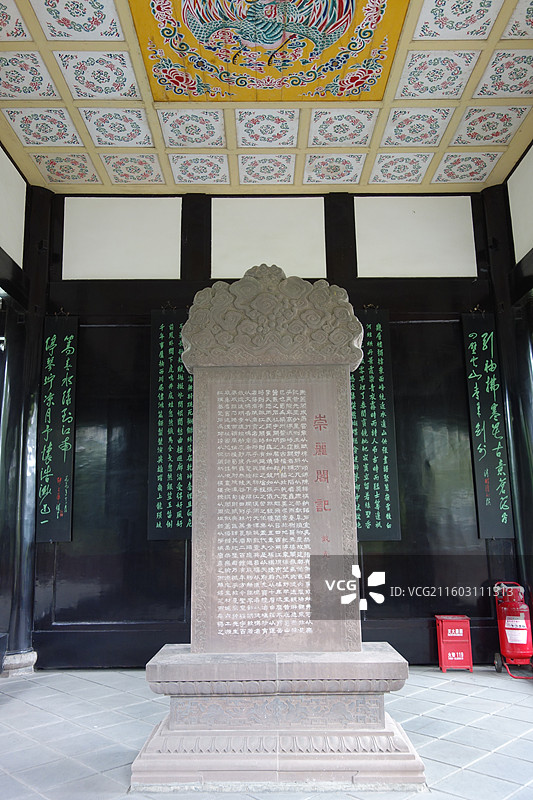 四川省成都市武侯区望江楼公园：崇丽阁记图片素材