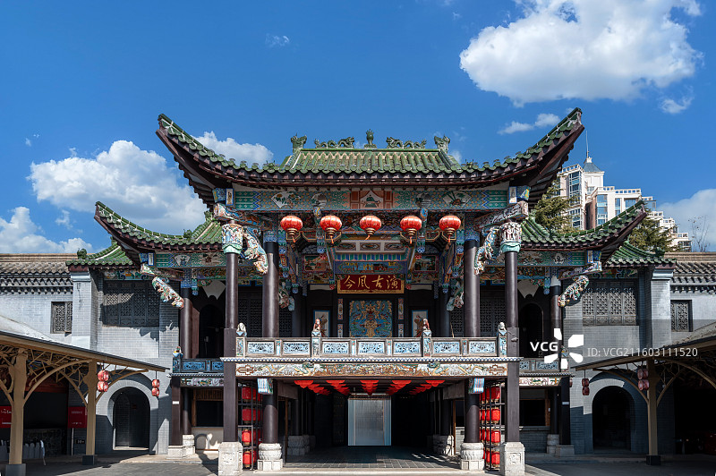 徽州古戏台图片素材