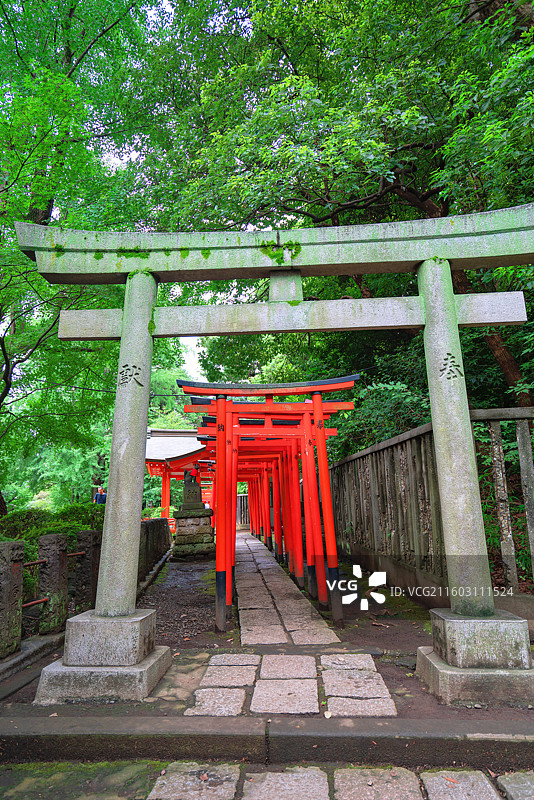 东京都，根津神社图片素材