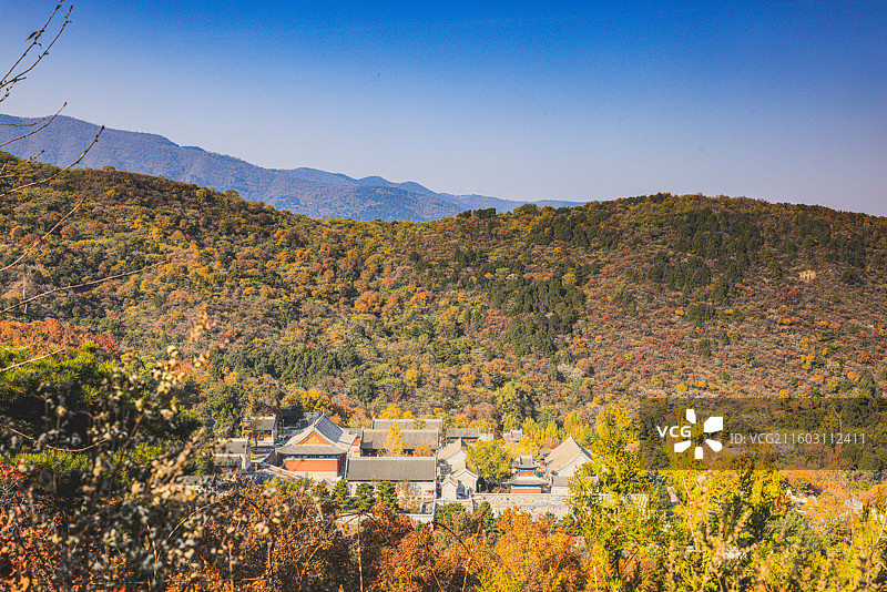 西山秋色图片素材
