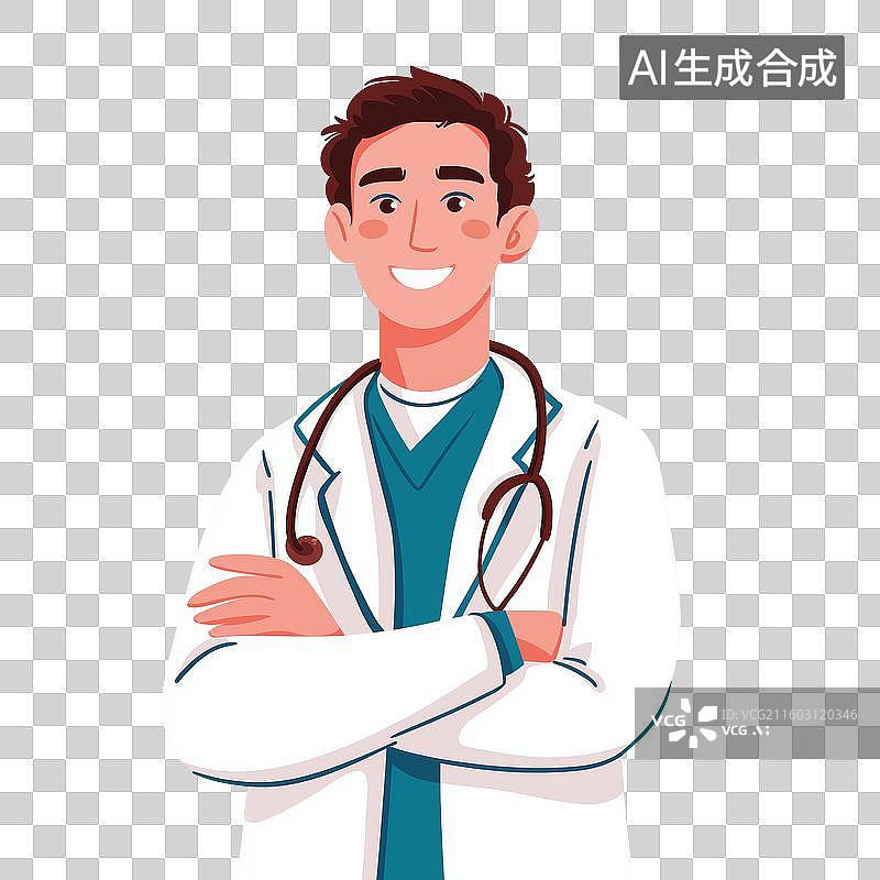 【AI数字艺术】医生图片素材
