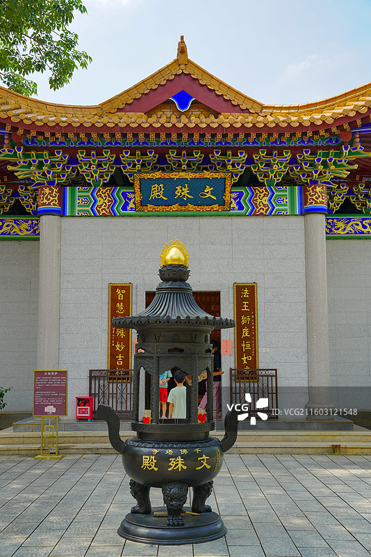 广东省梅州市梅江区，千佛塔寺庙图片素材