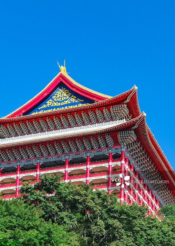 台北圆山大饭店的建筑之美图片素材