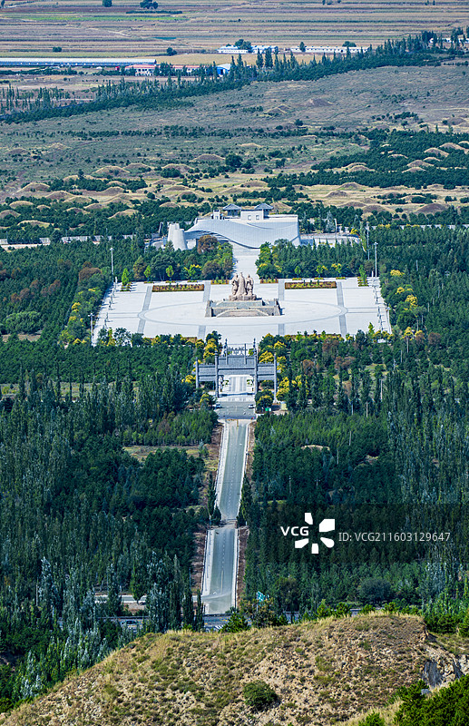 山西省朔州市山阴县广武 汉墓群图片素材