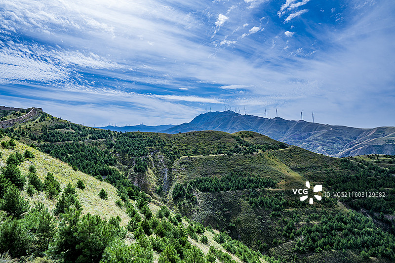 山西省朔州市山阴县广武长城国家文化公园北齐明长城遗址图片素材