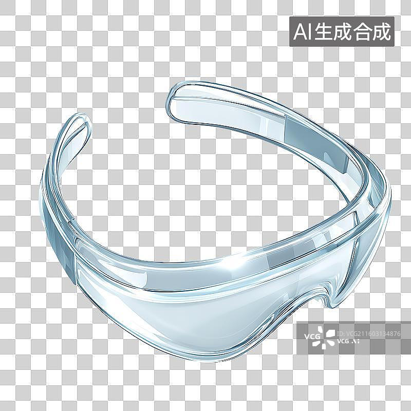 【AI数字艺术】透明防护护目镜图片素材