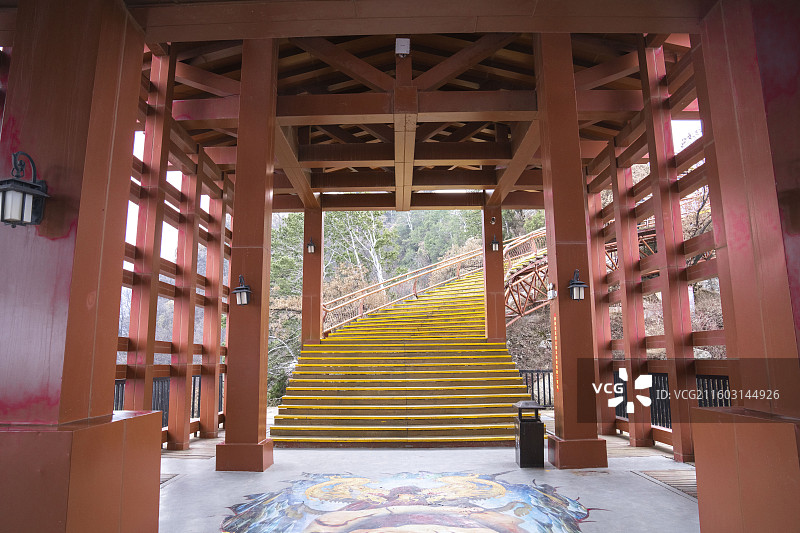 少华山龙首阁图片素材