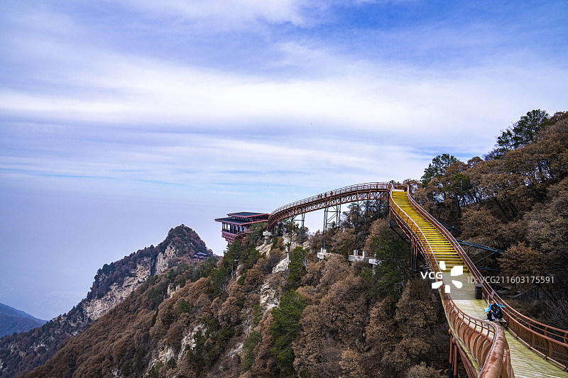 少华山龙首阁图片素材