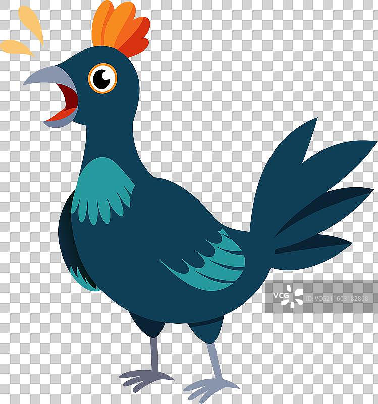 卡哇伊风格的黑帽山雀图片素材