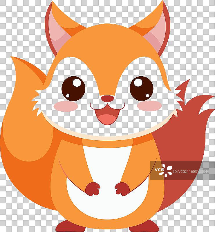 红松鼠露出可爱笑容图片素材