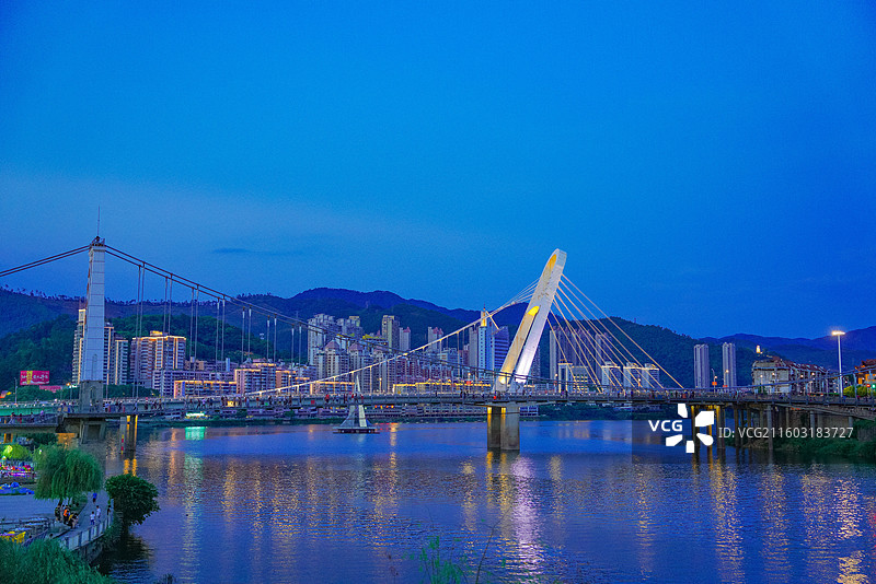 福建省南平市延平区，四鹤步行街图片素材