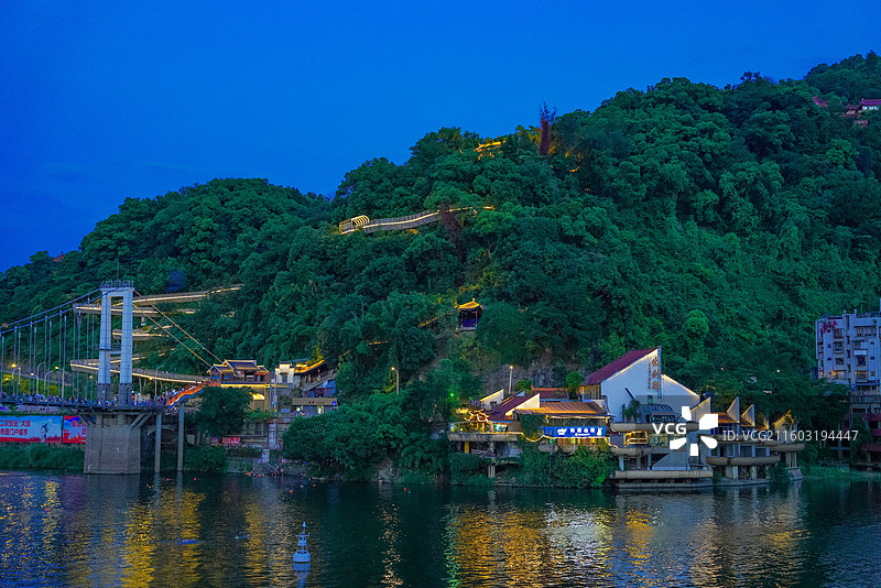 福建省南平市延平区，四鹤步行街图片素材