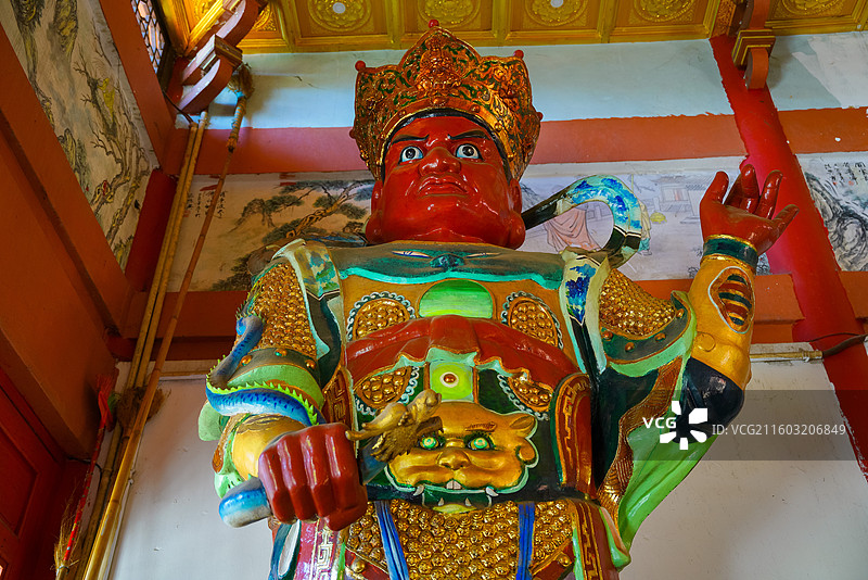 福建省南平市延平区，闽北第一阁，明翠阁，南平圣宫殿图片素材