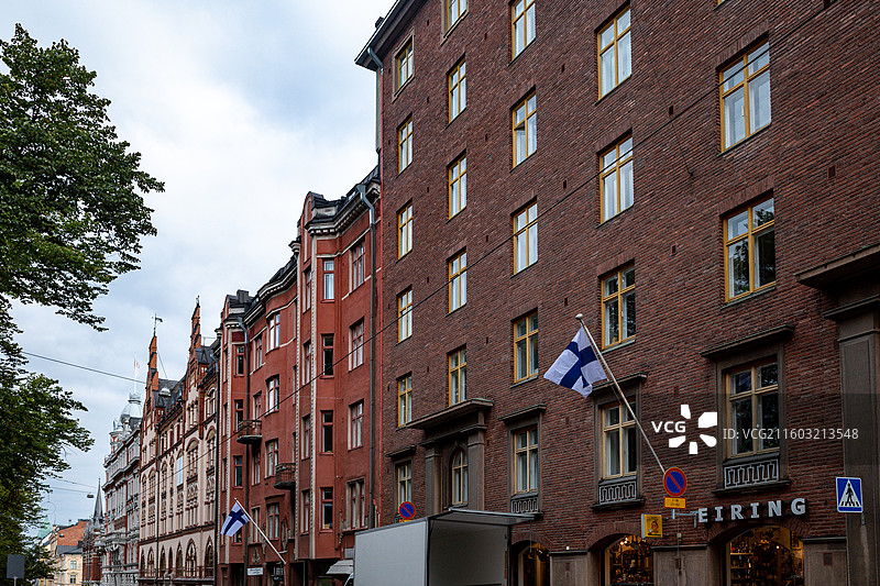 北欧芬兰街头图片素材