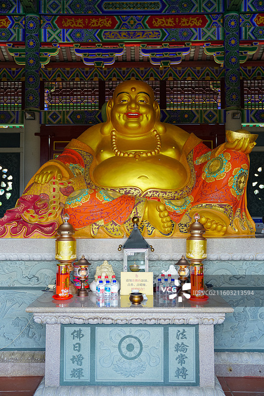 广东省梅州市梅江区，千佛塔寺庙图片素材