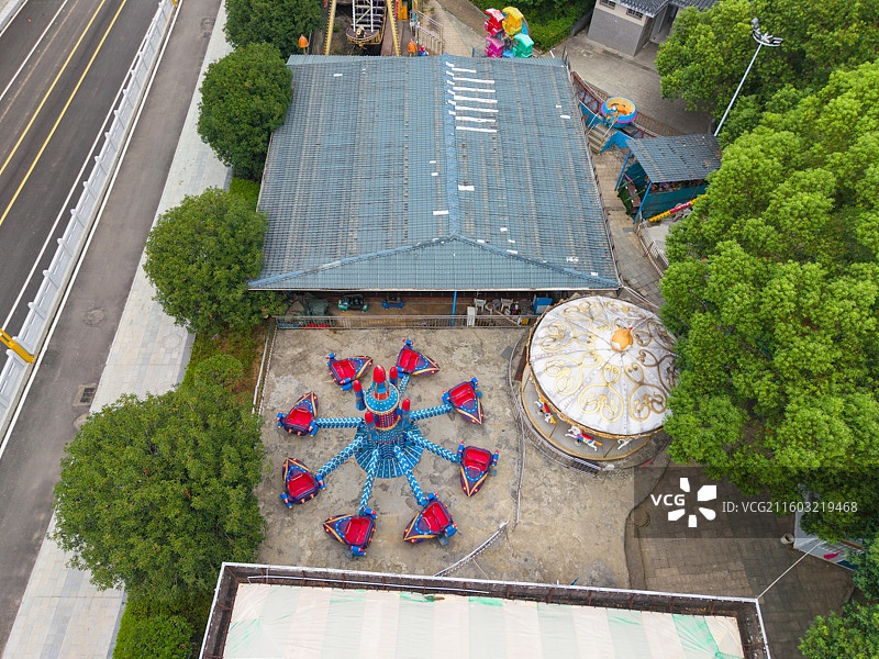 福建省南平建瓯市，游乐场图片素材