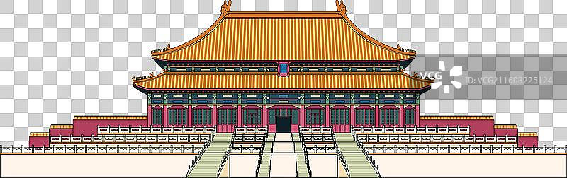 北京中轴线太和殿图片素材