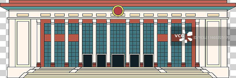 北京中轴线人民大会堂图片素材