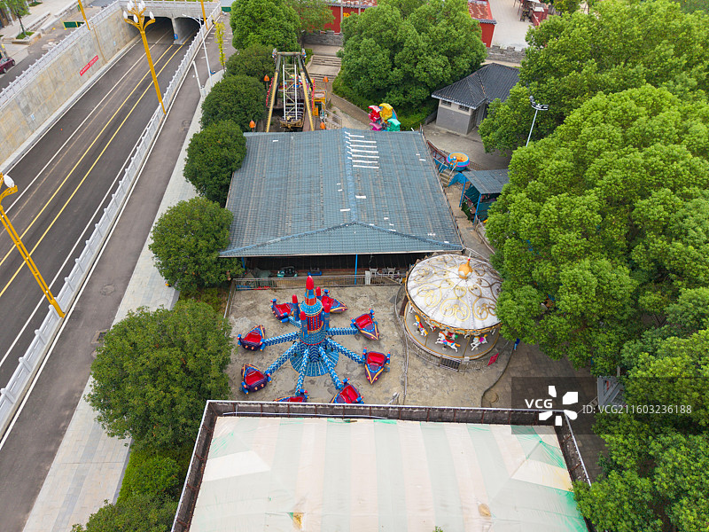 福建省南平建瓯市，游乐场图片素材