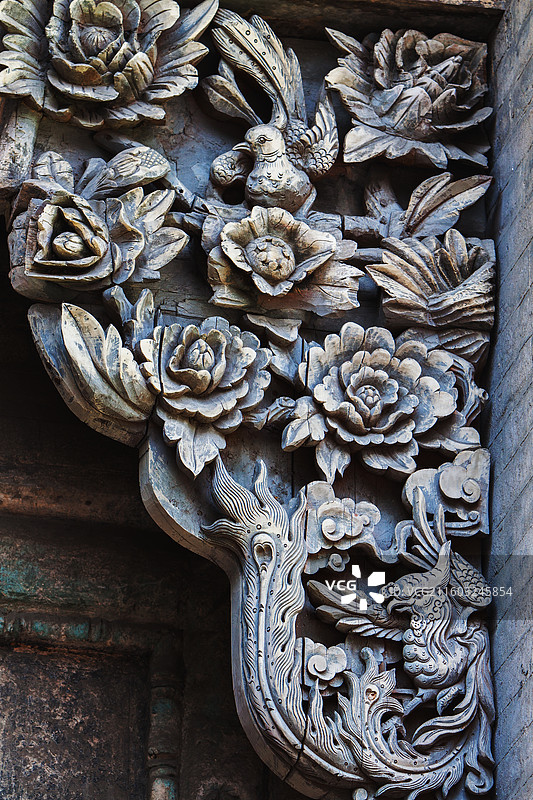 山西 晋城 天官王府 精美木雕图片素材