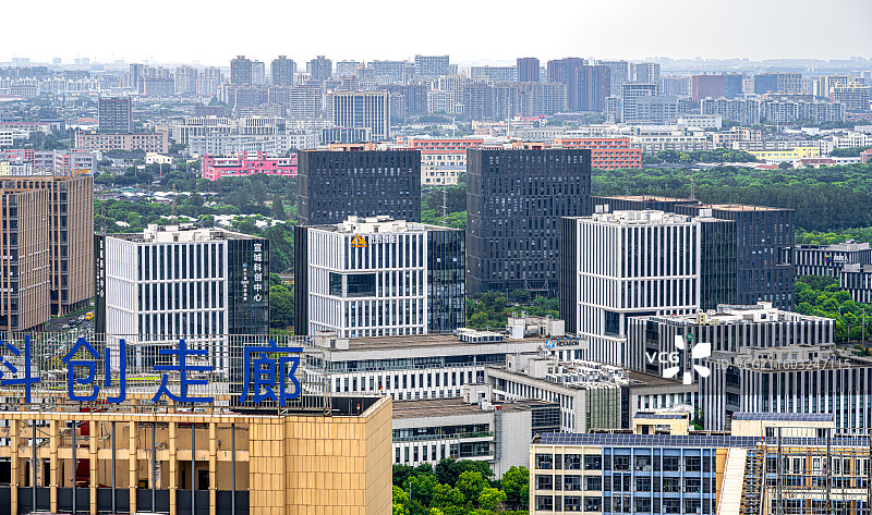 同久创智中心 上海松江科技城 漕河泾开发区松江高科技园 新桥镇九亭镇农村集体资产乡村振兴园区开发图片素材