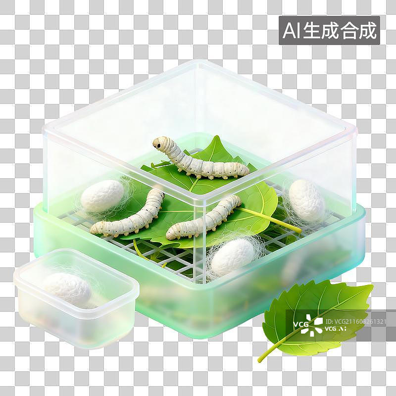 【AI数字艺术】轻拟物风格二十四节气元素-小满图片素材