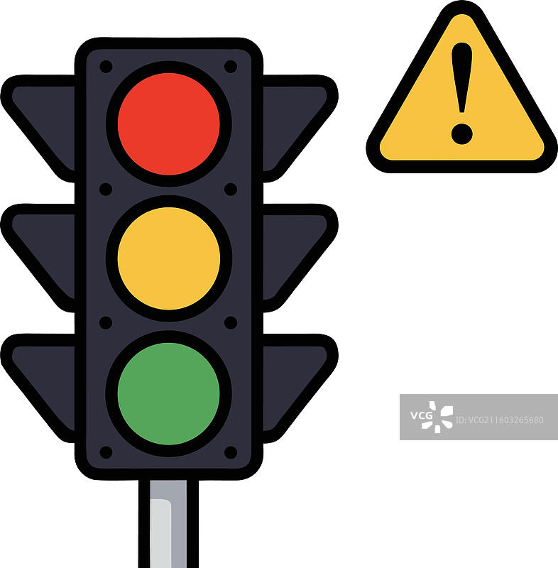 交通信号灯图标图像图片素材